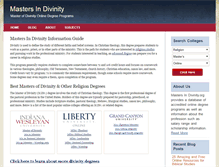 Tablet Screenshot of mastersindivinity.org